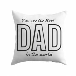 Подушка Best dad text