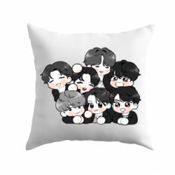 Подушка BTS Cute Art - PrintSalon