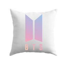 Подушка BTS gradient logo - PrintSalon