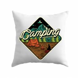 Подушка Camping and forest - PrintSalon