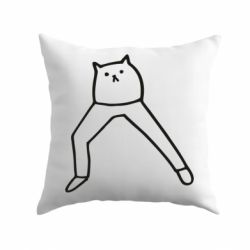 Подушка Cat in pants - PrintSalon