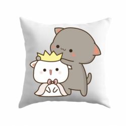 Подушка Чиби котики - PrintSalon