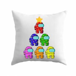 Подушка Christmas Tree Among Us-PrintSalon Подушка Christmas Tree Among Us