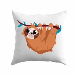 Подушка Cute sloth - PrintSalon