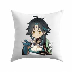 Подушка Cяо кушает - PrintSalon