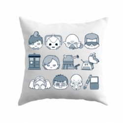 Подушка Doctor who icons - PrintSalon