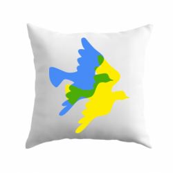 Подушка Dove flag of Ukraine - PrintSalon