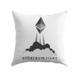 Подушка Ethereum Rises-PrintSalon Подушка Ethereum Rises