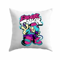 Подушка FnF Boy And Logo