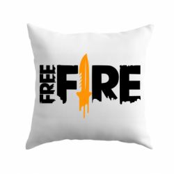 Подушка Free Fire vertical logo - PrintSalon
