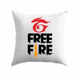 Подушка Garena and Free Fire logo - PrintSalon