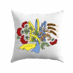 Подушка Герб колоски и калина