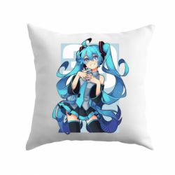 Подушка Hatsune Miku art - PrintSalon