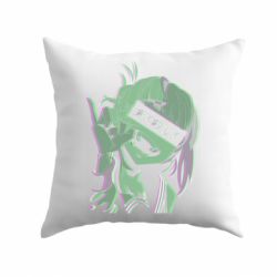 Подушка Himiko Toga glitch - PrintSalon