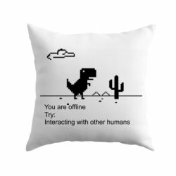 Подушка Internet Dinosaur - PrintSalon