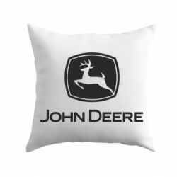 Подушка John Deere color logo