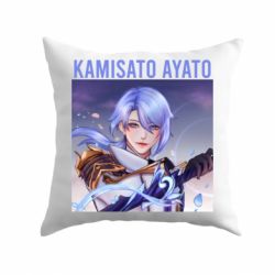 Подушка Kamisato Ayato - PrintSalon