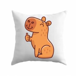 Подушка Капибара лайк - PrintSalon