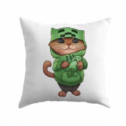 Подушка Кот Майнкрафт - PrintSalon