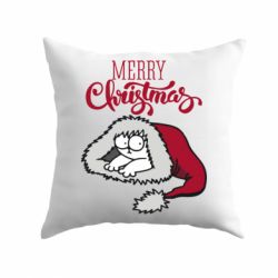 Подушка Кот саймона рождество - PrintSalon
