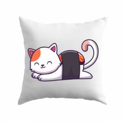 Подушка Котик-суши - PrintSalon