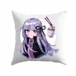 Подушка Kyoko Kirigiri glitch art - PrintSalon