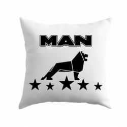 Подушка Man lion and stars