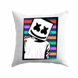 Подушка Marshmello Colorful Portrait - PrintSalon