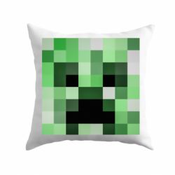 Подушка Minecraft minimalist Creeper - PrintSalon