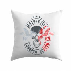 Подушка Moto skull - PrintSalon