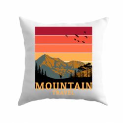Подушка Mountain travel - PrintSalon