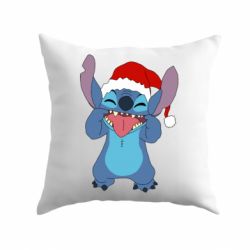 Подушка Новогодний Стич - PrintSalon