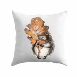 Подушка Осенний ежик - PrintSalon