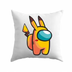 Подушка Pikachu Among Us-PrintSalon Подушка Pikachu Among Us