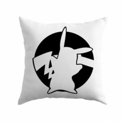 Подушка Pikachu silhouette - PrintSalon