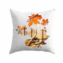 Подушка Проезжая осень - PrintSalon