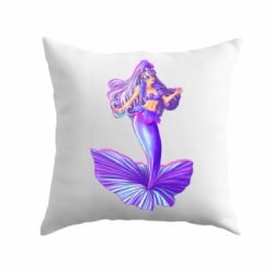 Подушка Purple Mermaid Barbie - PrintSalon