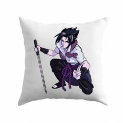 Подушка Sasuke with katana - PrintSalon
