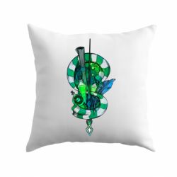 Подушка Символы Слизерина - PrintSalon