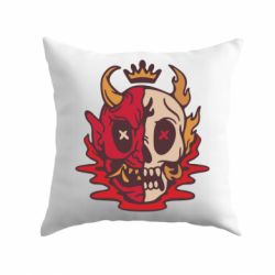 Подушка Skull face - PrintSalon