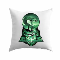 Подушка Slytherin collage - PrintSalon
