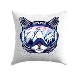 Подушка Snowboard Cat