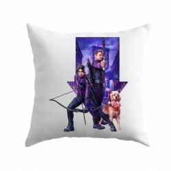 Подушка Соколиный глаз и Кейт Бишоп - PrintSalon