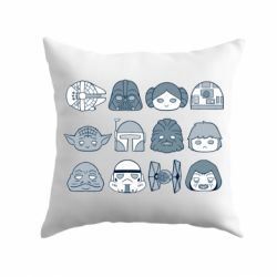Подушка Star wars icons - PrintSalon