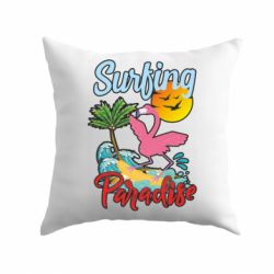 Подушка Surfing Paradise Flamingo - PrintSalon