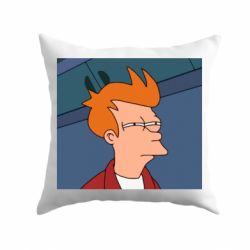 Подушка Suspicious Fry - PrintSalon