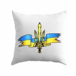Подушка Украина трезубец