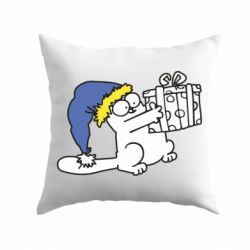 Подушка Украинский кот саймона с подарком - PrintSalon