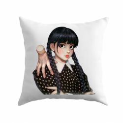 Подушка Венсдей и Вещь-PrintSalon Подушка Венсдей и Вещь