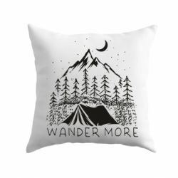 Подушка Wander more - PrintSalon